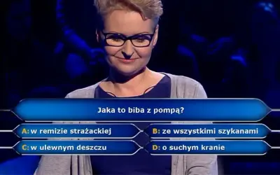 "Biba z pompą" w Milionerach: Co oznaczało i dlaczego gracz się wycofał?